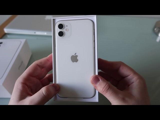 Apple iPhone 11 64GB White Unboxing