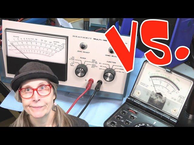 Heathkit Analog Multi-Meter vs. Radio Shack!