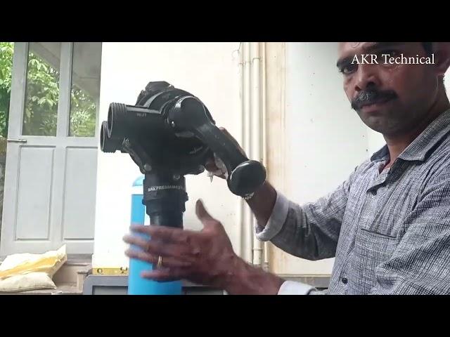 13 x 54 Vessel filter media filling and connection | Water Filter | AKR Technical