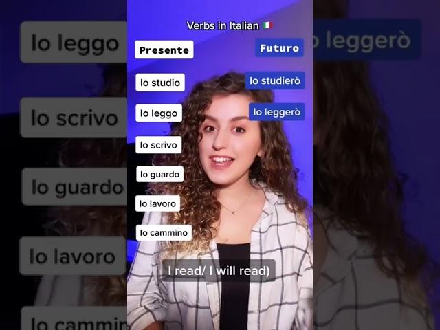 Learn Italian verbs 