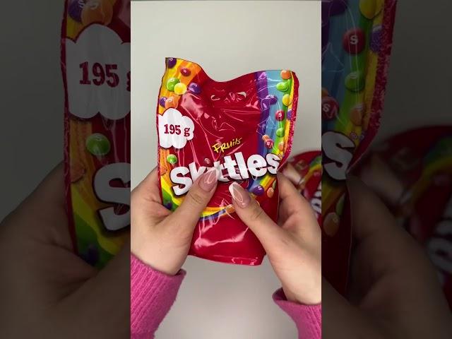 Opening Skittles box | Fruits flavour | asmr #shorts