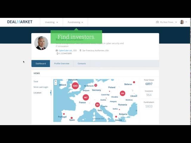 How to look for private equity investors at DealMarket.com (screencast)