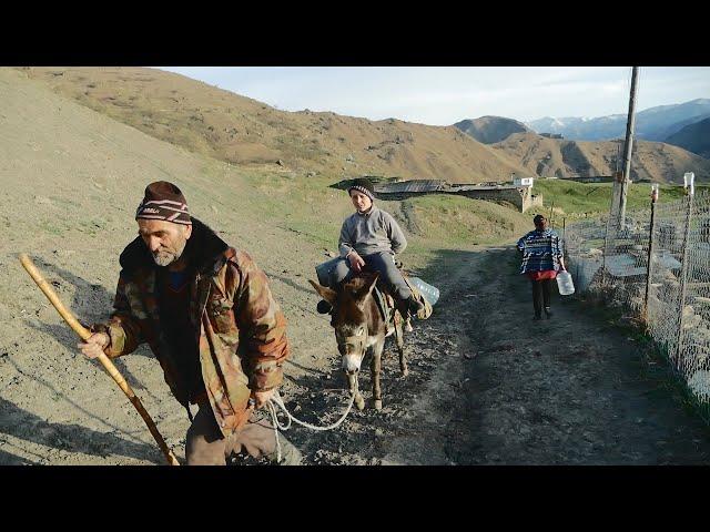 Living in a remote village in the MOST ANCIENT village of the North Caucasus. Dagestan. Russia