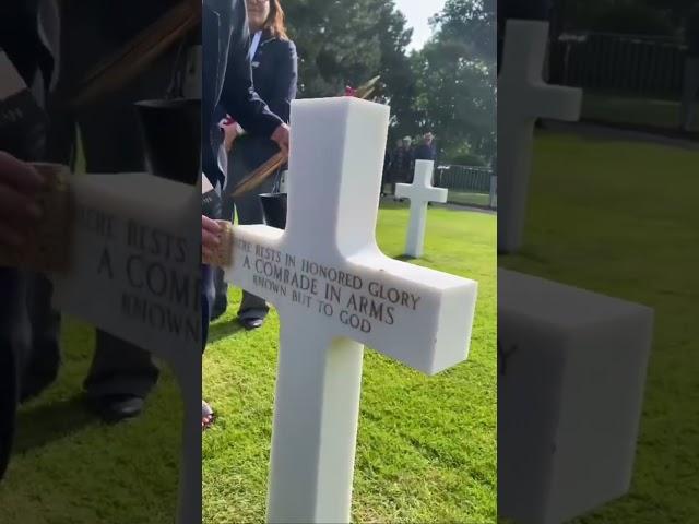 The Normandy American Cemetery - Colleville-sur-Mer #dday80 #normandy #wwiiveteran #wwii #france