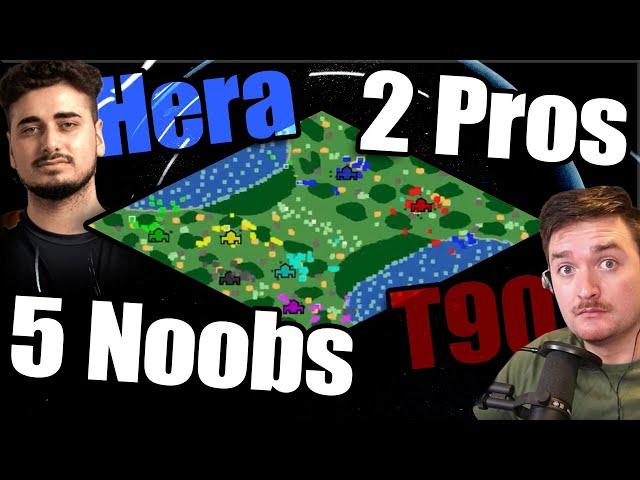 2 Pros vs 5 Noobs