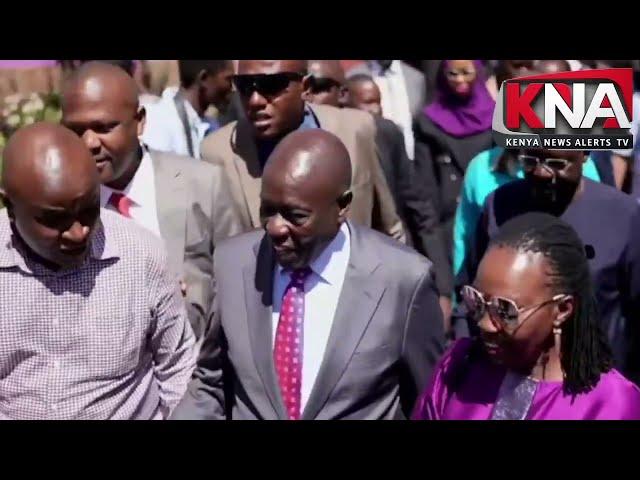 CRAZY CHEERS AS GACHAGUA AND MARTHA KARUA MAKE GRAND ENTRANCE DURING LAUNCH OF HER PARTY