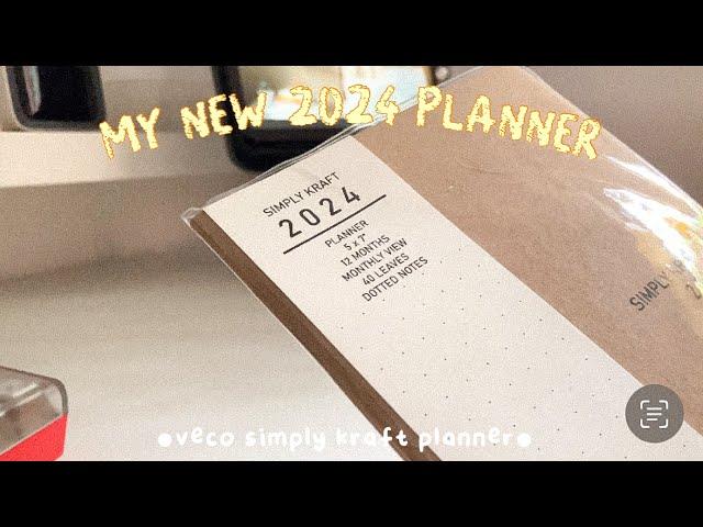 Veco 2024 Simply Kraft Planner review (flip through & swatches)  | Philippines