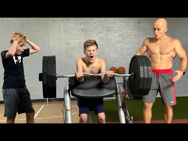 Strongest 11 Year Old Kid Lifts Crazy Weight to Prove Hater Wrong