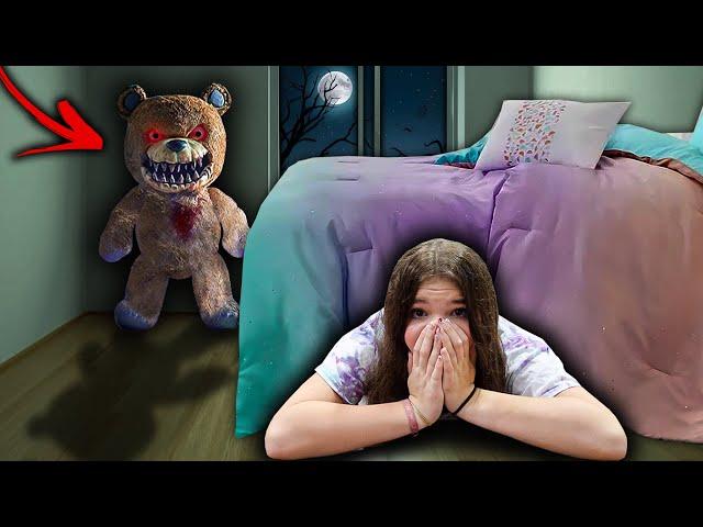 Her Stuffed Animal Came To LIFE At Night! *Scary*