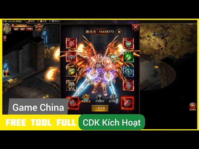 Game Lậu Mobile - MU Kỳ Tích China - Free Tool Full GM - CDK Kích hoạt