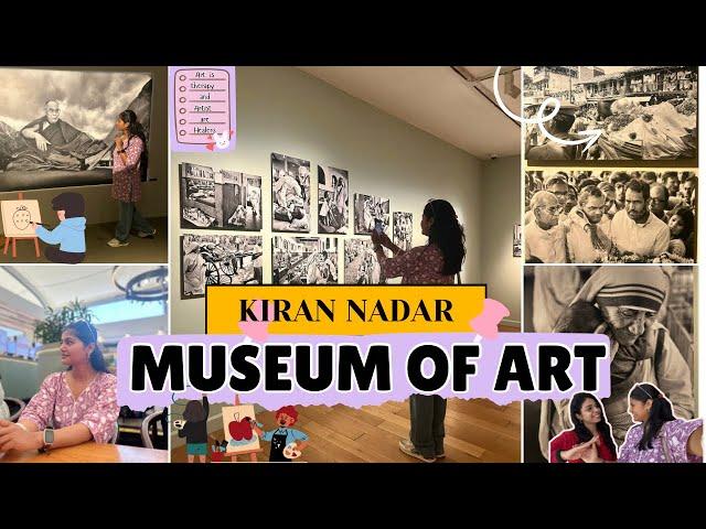 I visited Kiran Nadar Museum of Art in Saket  |Best Museum in Delhi | #artexhibitions