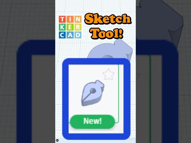 A NEW Tinkercad Sketch Tool! Advanced Bezier Curves & More