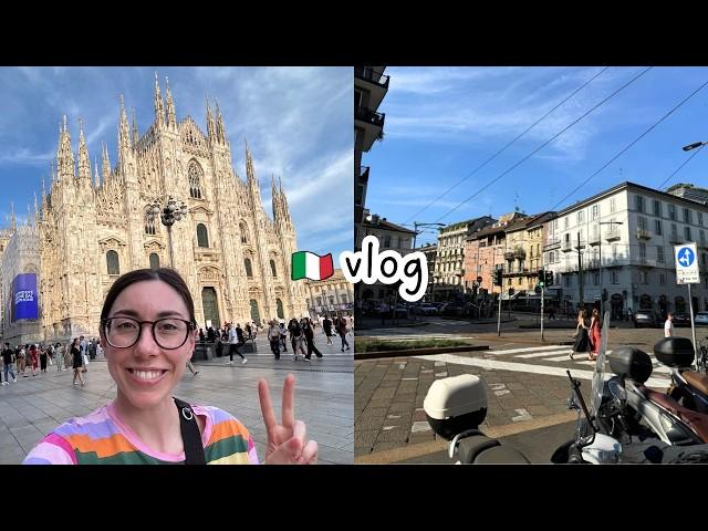 Italian vlog: un giorno a Milano, tra passeggiate in centro e lavoro! (Sub)