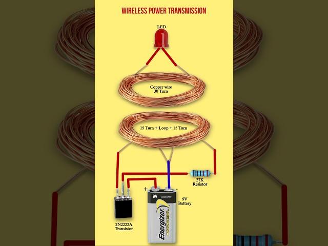 Wireless Power Transfer Circuit | Wireless power transmission DIY