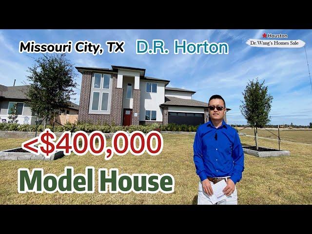 【029】2021 Model House by D. R. Horton，Missouri City,  $400k, 4 Bed, 3.5 Bath ｜Houston Houses