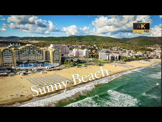 Sunny Beach Bulgaria  4k Drone