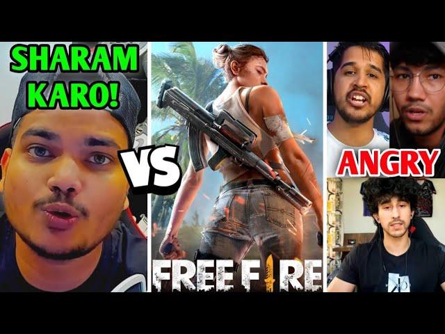 ️ BIG CONTROVERSY- All YouTubers react on TSG Ritik Vs Free Fire Garena | Two Side Gamers