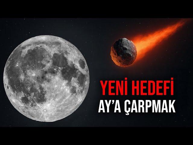 Dünya'ya Doğru Hızla Yaklaşan Asteroit Bir Anda Ay'a Yöneldi!