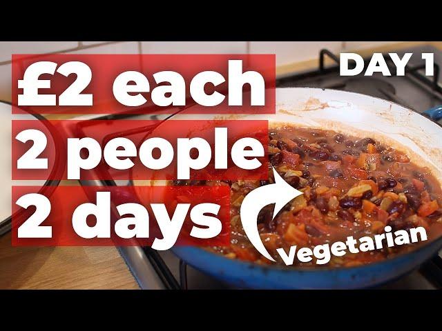 LIMITED BUDGET FOOD CHALLENGE: £2 for 2 days (Day 1)