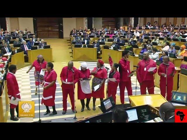 Dancing Julius Malema And EFF Sworn In 6th Parliament