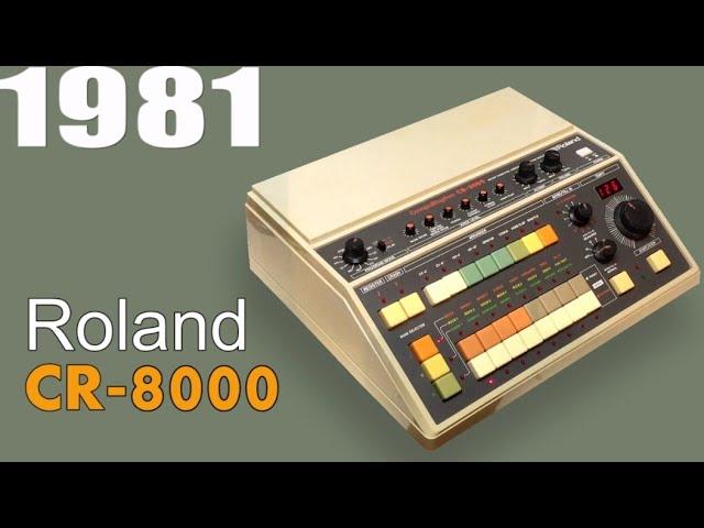 ROLAND CR-8000 Analog Drum Machine 1981 | HD DEMO