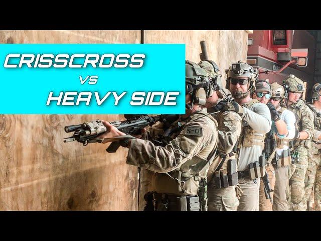 CRISSCROSS VS HEAVY SIDE - A COMPARISON OF TWO CQB ENTRY TACTICS