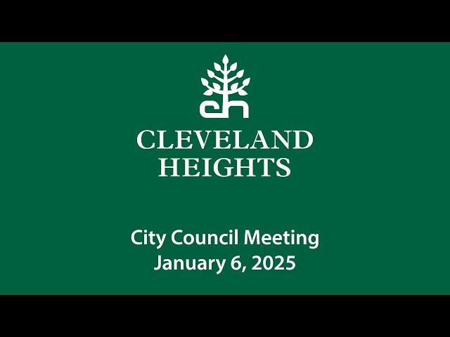 Cleveland Heights City Council January 6, 2025