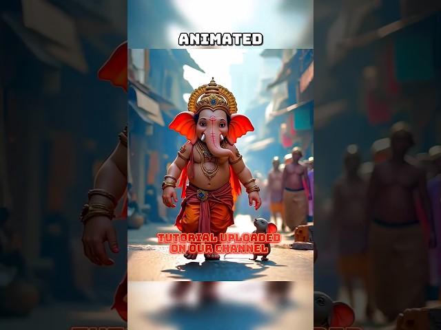 Prompt to create animated videos | Day 5 free AI #animation #ai #ganpati