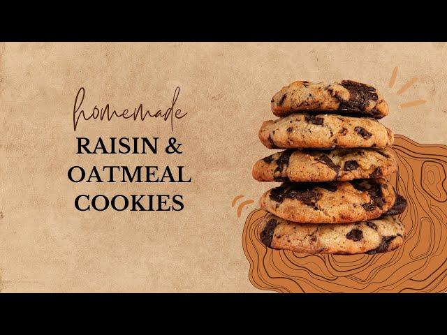 Crunchy Delight. Raisin & Oatmeal Cookies. DIY, just a delightful recipe. @bluesky2019