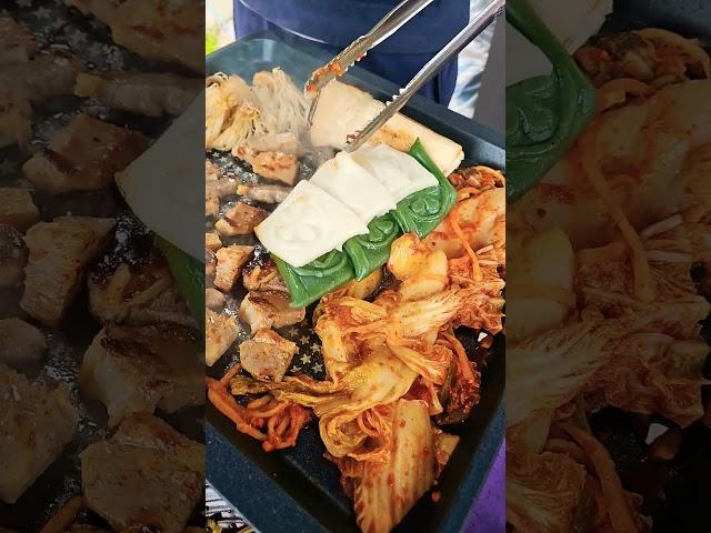 삼겹살에 떡구워서  맛나요  #농부의일상 #베네베네농장  #주말농장 #shorts