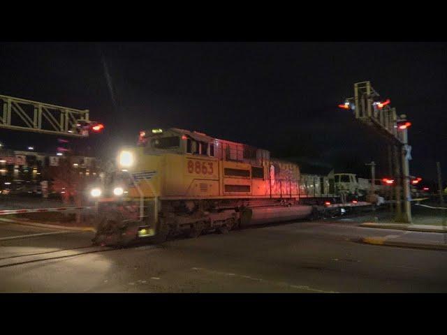(4K) A nice evening in Duluth feat military train 11-5-22