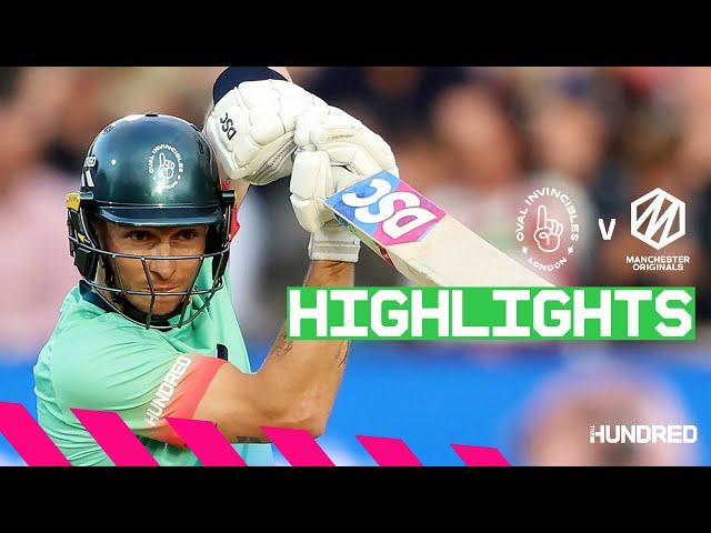 Curran Dazzles In Final! | Highlights - Oval Invincibles v Manchester Originals | The Hundred 2023