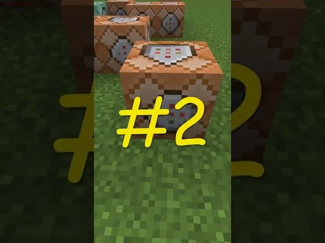 top 3 komendy w mincraft