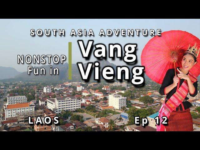 Laos Travel Vlog: Vang Vieng | Adrenaline, Nature & Local Life