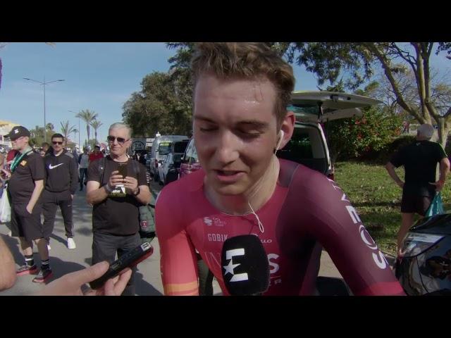 Magnus Sheffield - Interview at the finish - Stage 4 - Volta ao Algarve em Bicicleta 2024