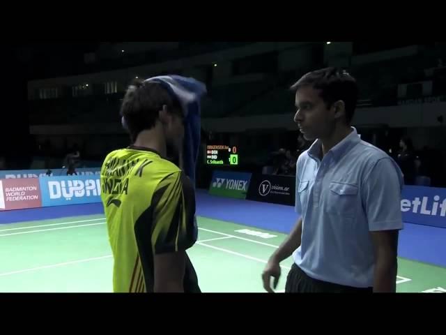 Day 3 - 2014 Dubai Superseries Finals - Jan O Jorgensen vs K. Srikanth