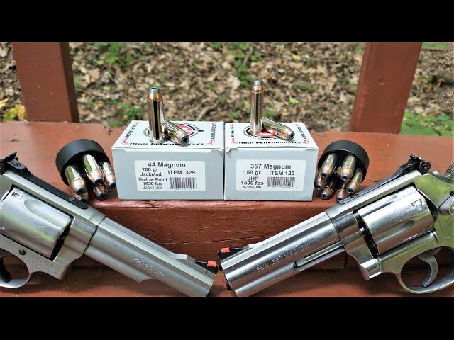 .44 Magnum VS .357 Magnum for Defense? Dispelling Some Common Myths - Underwood SJHP Ballistic Test