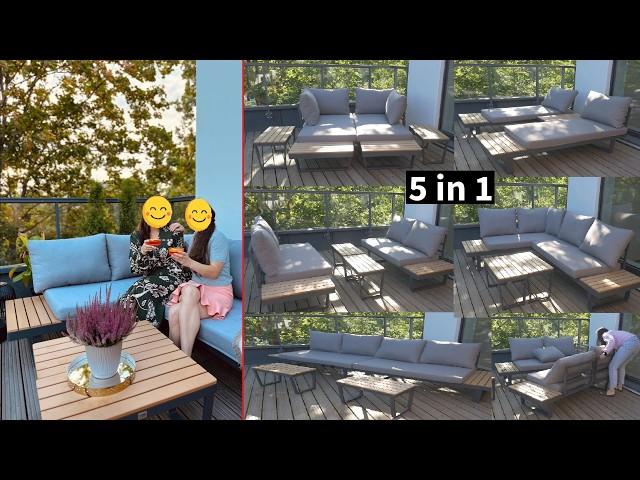 Garden Sofa for Your Outdoor Space (Unboxing & Assembly)