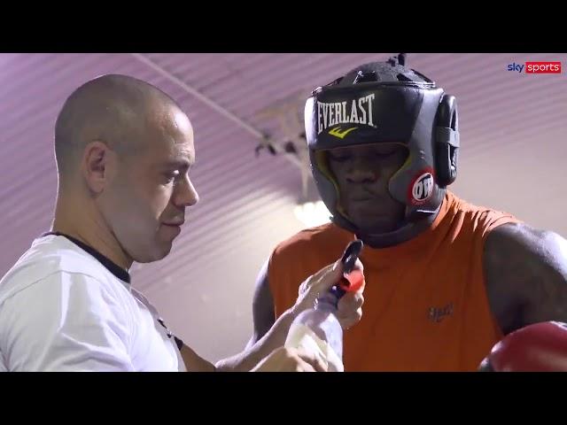 Deontay Wilder sparring 19yr old Croatian  Filip Hrgovic ( FULL SPARRING)