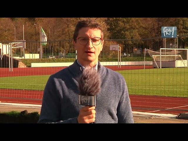 Spatenstich am Stadion des Friedens in Freital