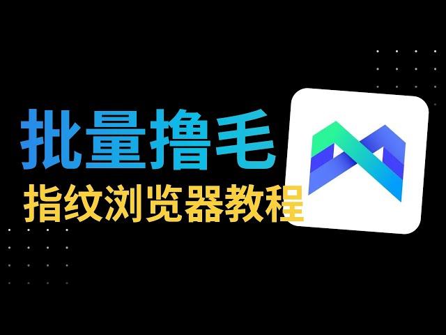 牛市翻身法宝！批量撸毛必备神器！Morelogin 指纹浏览器⎮同步器使用教学⎮IP、谷歌推特DC三件套购买