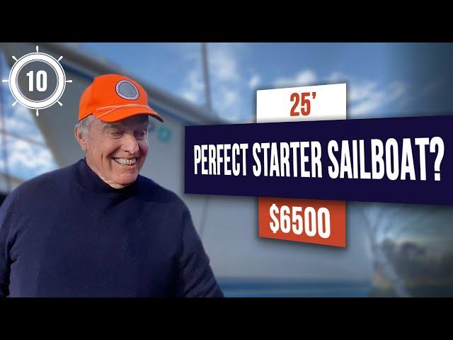 Starter sailboat for sale for $6500!! - the ultimate & popular coastal cruiser sailboat! -  Ep 10