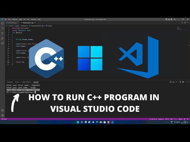 How to Run C++ in Visual Studio Code on Windows 11 2022 Best Code Editor