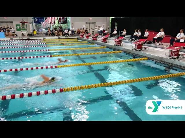 Women’s 800m Freestyle Heat 1 | 2019 YMCA Long Course Nationals