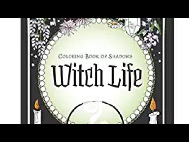 Coloring Book of Shadows: Witch Life Flipthrough