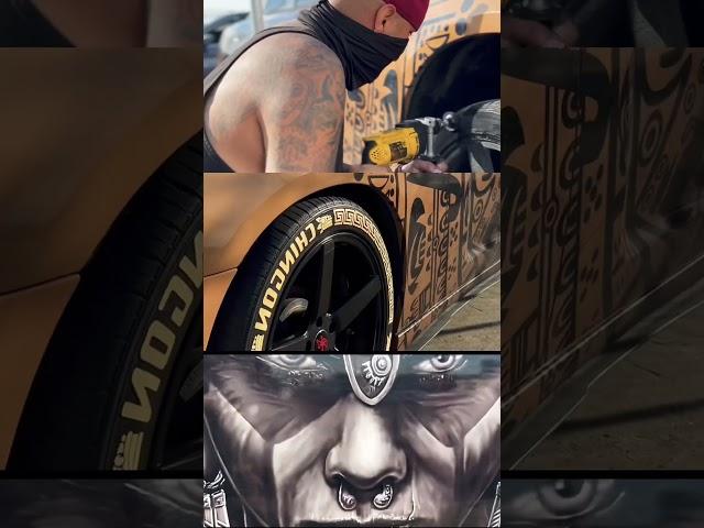 The best TIRE LETTERING #tirelettering #fyp #viral