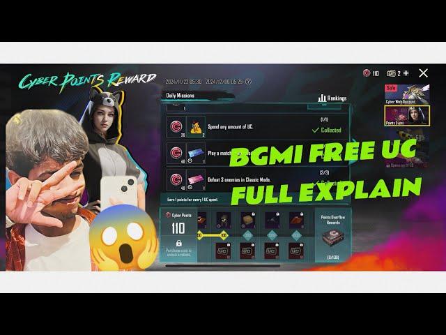 TODAY BGMI FREE UC EVENT - #battlegroundsmobileindia #freeuc #bgminewevent @Jbxshyamlive #video |