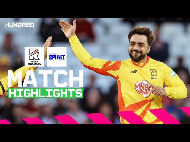 Rashid Khan MASTERCLASS  | Trent Rockets vs  London Spirit Highlights