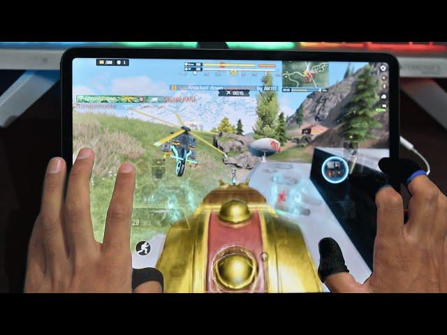 6 Finger Claw HANDCAM (Ipad M1 pro) Solo vs Squads CodMobile