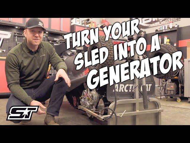 Track-Powered PTO - Turn Your Snowmobile into a Generator